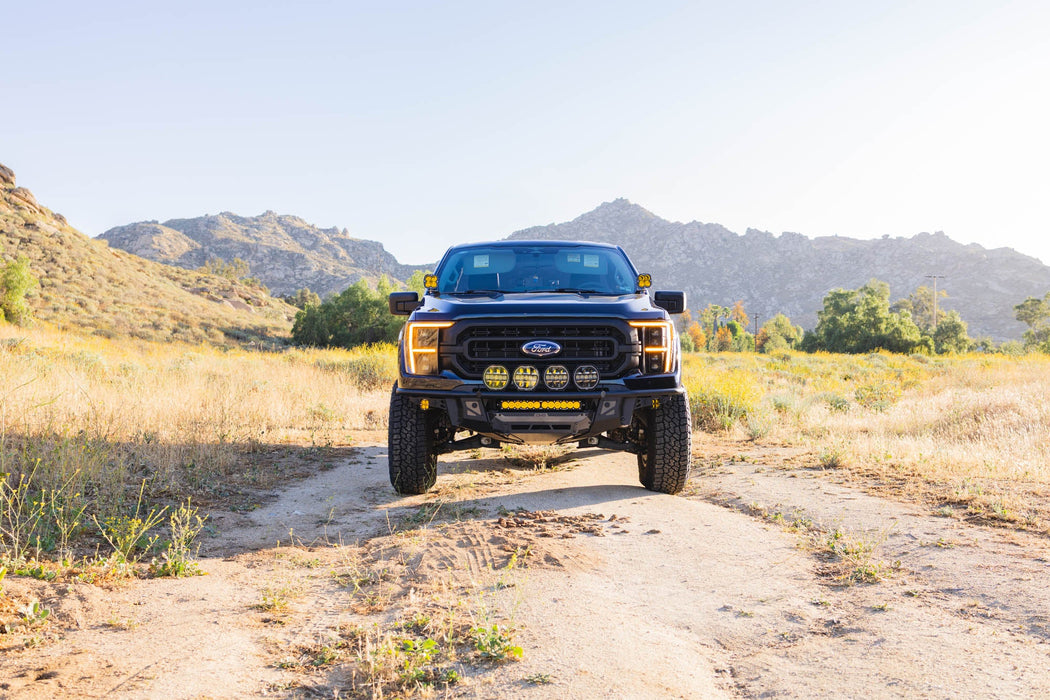 DV8 Offroad 2021-2023 Ford F-150 Tube Front Bumper – on the trail, image 7 of 13