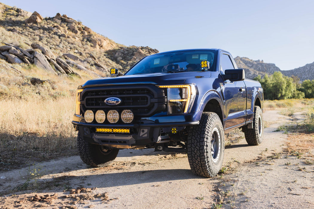 DV8 Offroad 2021-2023 Ford F-150 Tube Front Bumper – on the trail, image 8 of 13