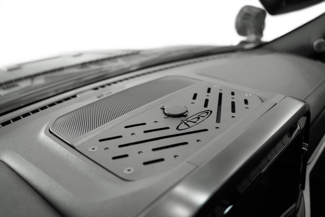 Addictive Desert Designs 2021-2023 Ford F-150 & Raptor Digital Device Dash Mount – installed on vehicle, image 3 of 7