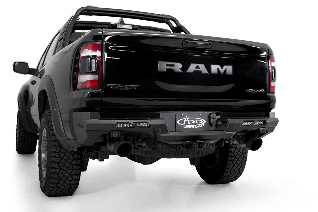 Addictive Desert Designs 2021-2024 Ram TRX Phantom Rear Bumper – installed on vehicle, image 8 of 9