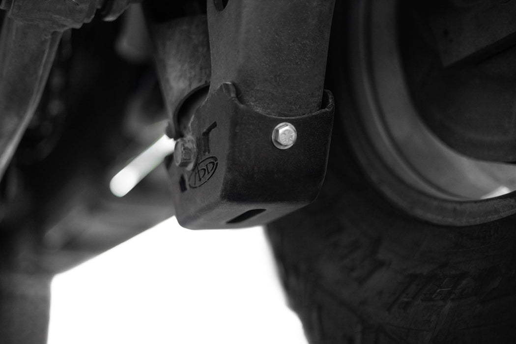 Addictive Desert Designs 2021-2025 Ram TRX & RHO Rear Shock Guards – installed on vehicle, image 6 of 8