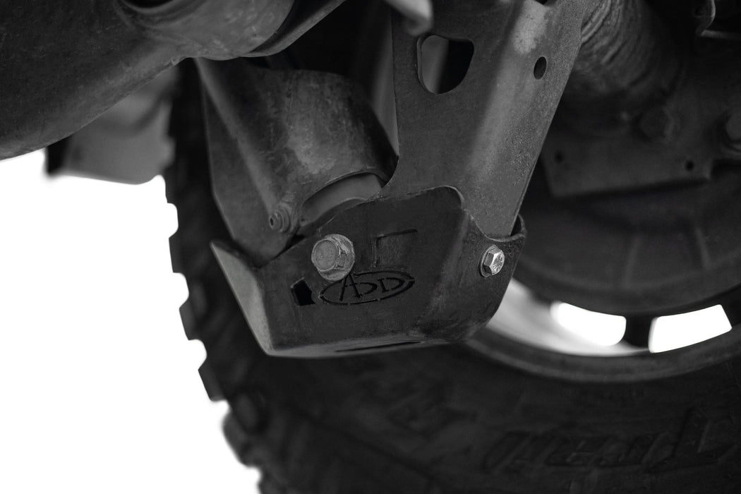 Addictive Desert Designs 2021-2025 Ram TRX & RHO Rear Shock Guards – installed on vehicle, image 5 of 8