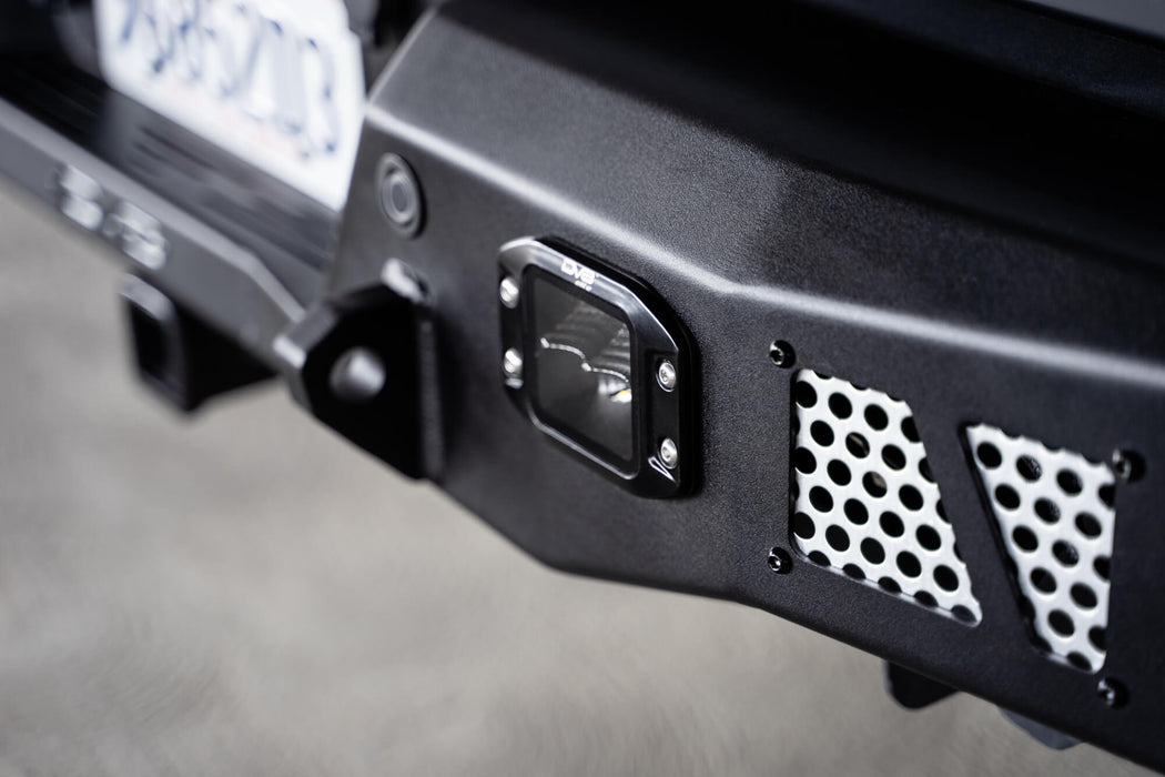DV8 Offroad 2021-2026 Ford F-150 MTO Series Rear Bumper – installed on vehicle, image 7 of 14