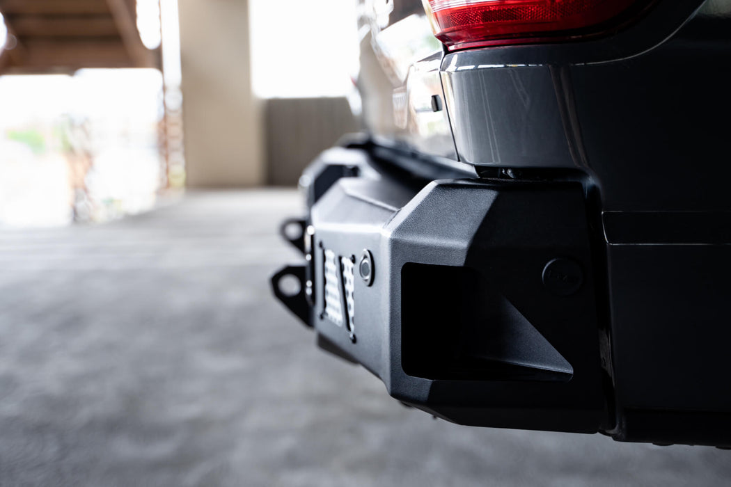 DV8 Offroad 2021-2026 Ford F-150 MTO Series Rear Bumper – installed on vehicle, image 5 of 14