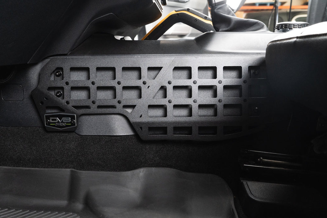 DV8 Offroad 2021-2026 Ford Bronco Center Console Molle Panels – installed on vehicle, image 8 of 12