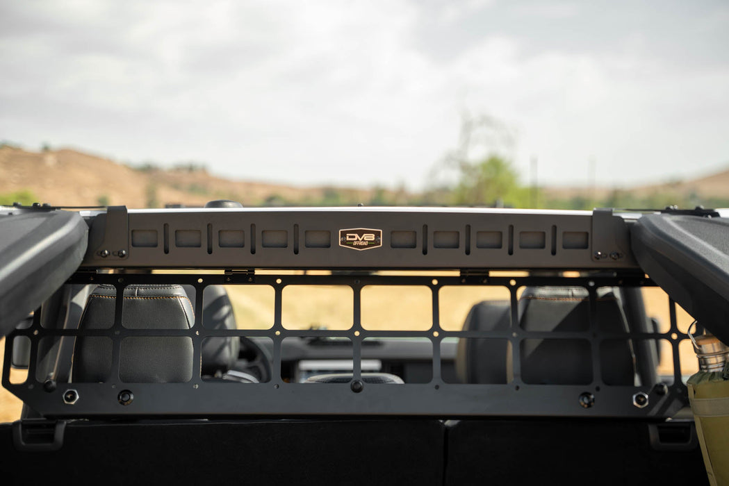 DV8 Offroad 2021-2024 Ford Bronco Dog Barrier – installed on vehicle, image 4 of 20