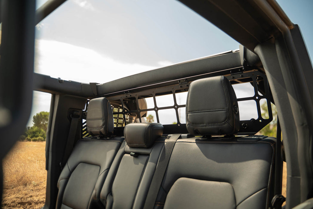 DV8 Offroad 2021-2024 Ford Bronco Dog Barrier – installed on vehicle, image 9 of 20