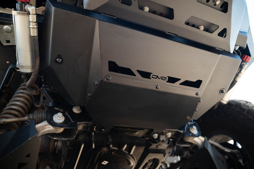 DV8 Offroad 2021-2026 Ford Bronco Low Pro Skid Plate – installed on vehicle, image 2 of 12