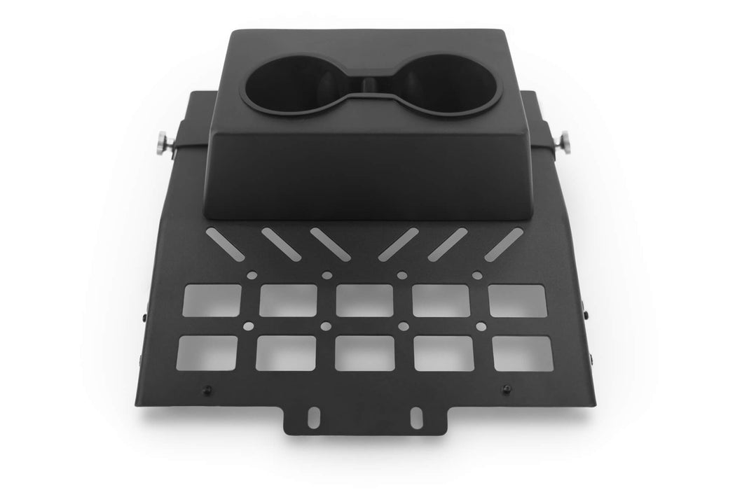 DV8 Offroad 2021-2024 Ford Bronco Rear Seat Cup Holder and Molle Panels – product view, image 11 of 14
