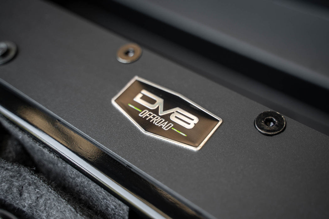 DV8 Offroad 2021-2026 Ford Bronco Storage Compartment – installed on vehicle, image 7 of 13