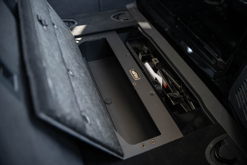 DV8 Offroad 2021-2026 Ford Bronco Storage Compartment – installed on vehicle, image 8 of 13