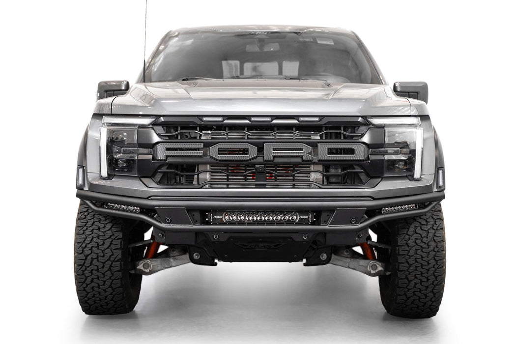 Addictive Desert Designs 2021-2026 Ford F-150 Raptor Race Series Front Bumper – installed on vehicle, image 3 of 16