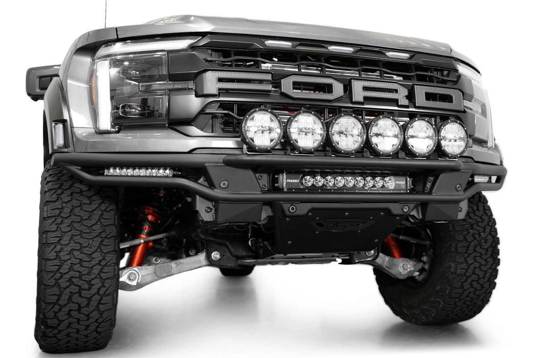 ADD 2021-2026 Ford F-150 Raptor Race Series Front Bumper Light Hoop – installed on vehicle, image 9 of 11