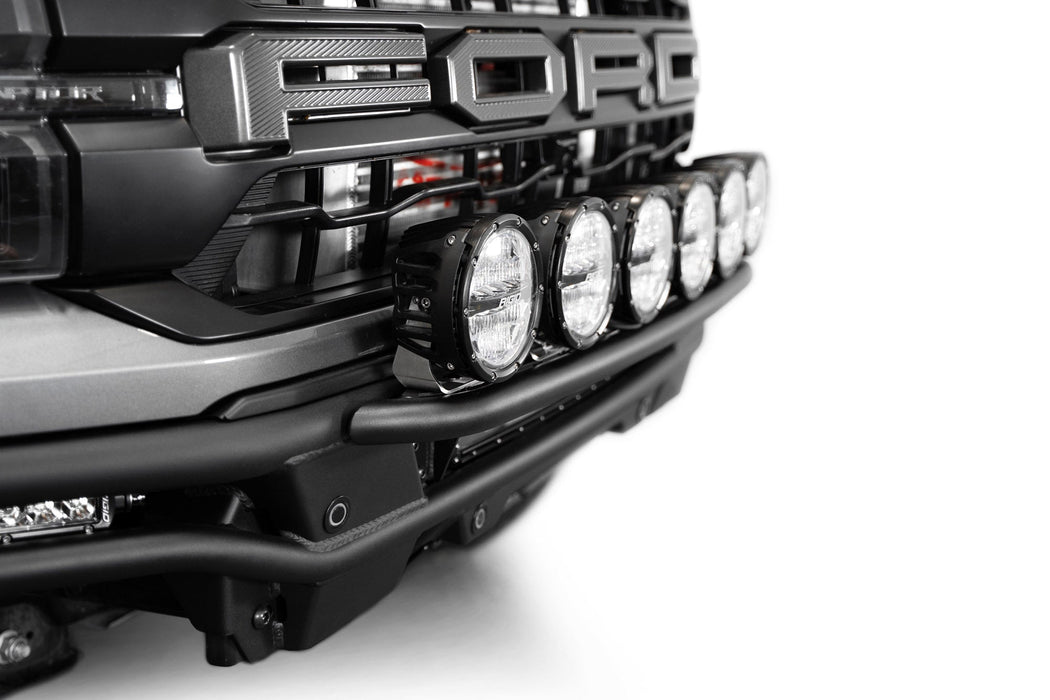 ADD 2021-2026 Ford F-150 Raptor Race Series Front Bumper Light Hoop – installed on vehicle, image 3 of 11