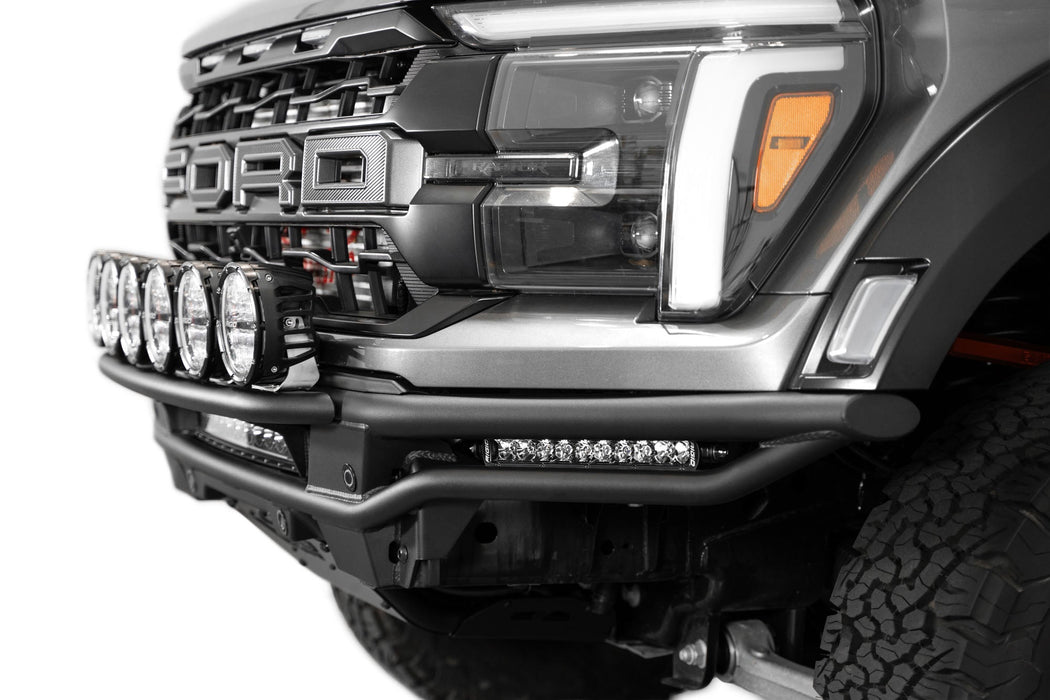 ADD 2021-2026 Ford F-150 Raptor Race Series Front Bumper Light Hoop – installed on vehicle, image 11 of 11