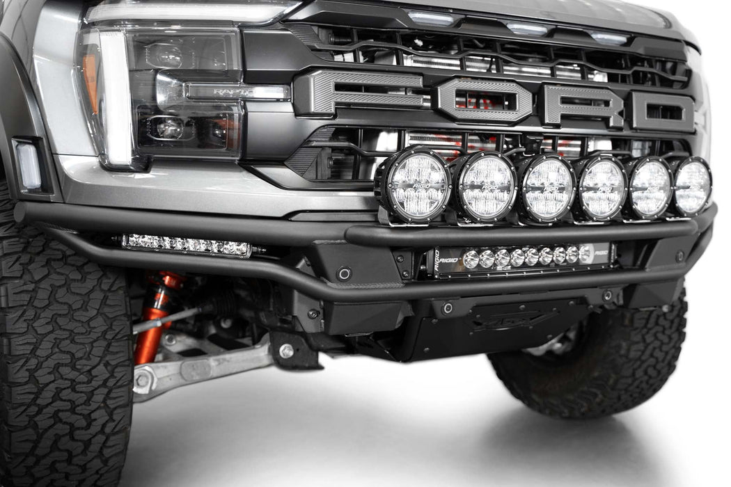 ADD 2021-2026 Ford F-150 Raptor Race Series Front Bumper Light Hoop – installed on vehicle, image 4 of 11