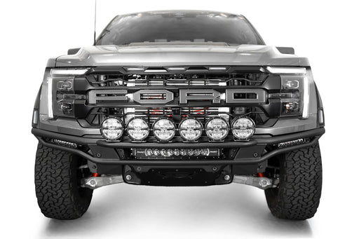 ADD 2021-2026 Ford F-150 Raptor Race Series Front Bumper Light Hoop – installed on vehicle, image 2 of 11