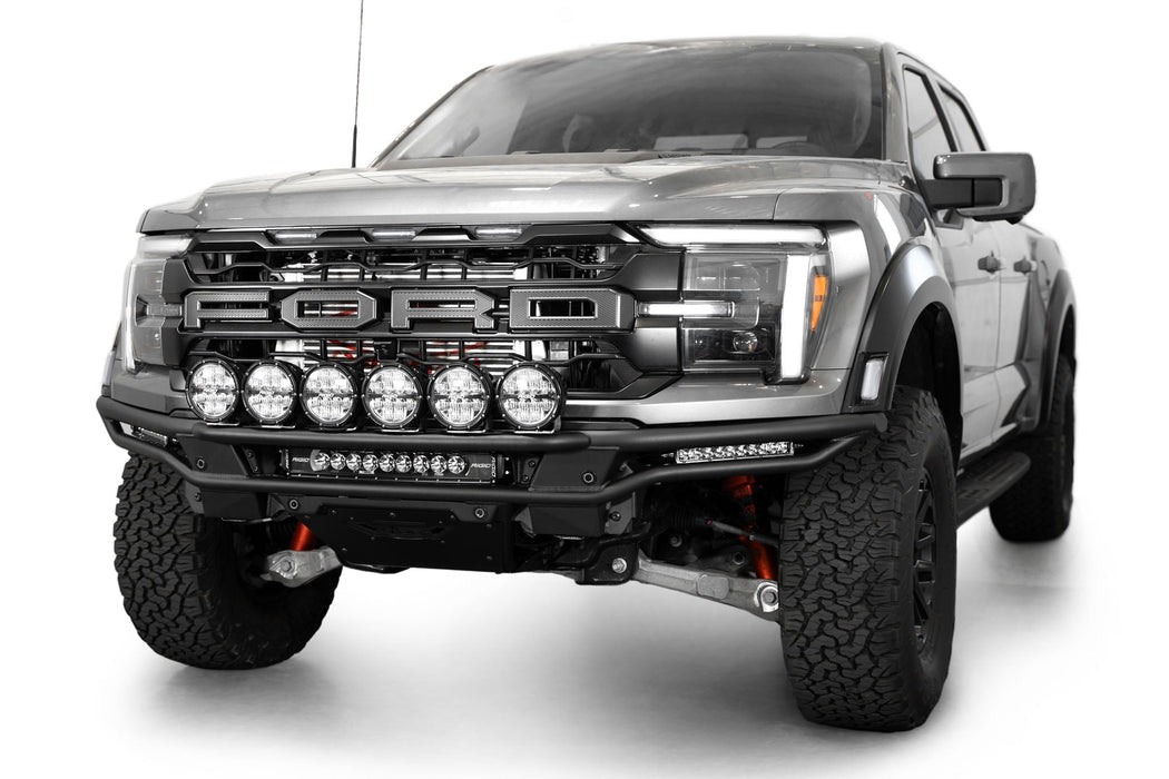 ADD 2021-2026 Ford F-150 Raptor Race Series Front Bumper Light Hoop – installed on vehicle, image 8 of 11