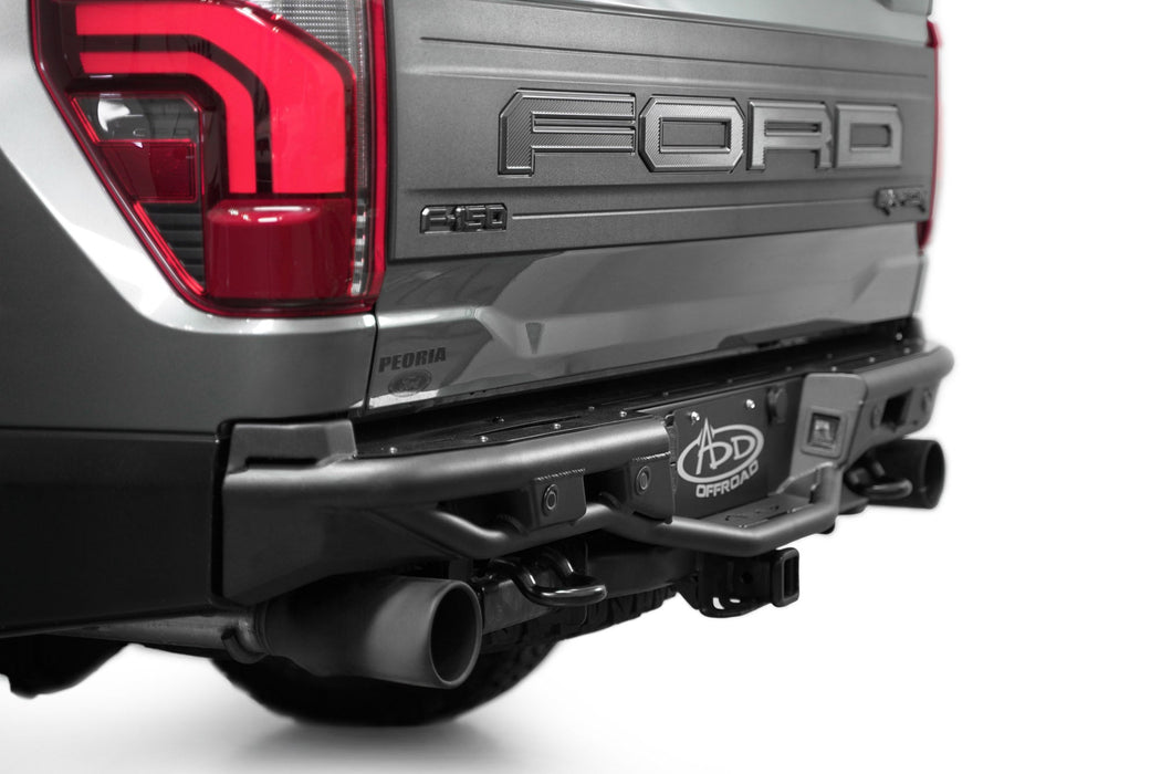 Addictive Desert Designs 2021-2026 Ford F-150 Raptor Race Series Rear Bumper – installed on vehicle, image 5 of 10