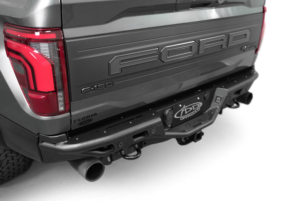 Addictive Desert Designs 2021-2026 Ford F-150 Raptor Race Series Rear Bumper – installed on vehicle, image 6 of 10