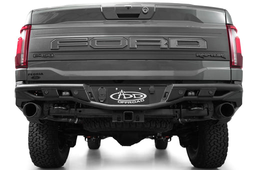 Addictive Desert Designs 2021-2026 Ford F-150 Raptor Race Series Rear Bumper – installed on vehicle, image 2 of 10