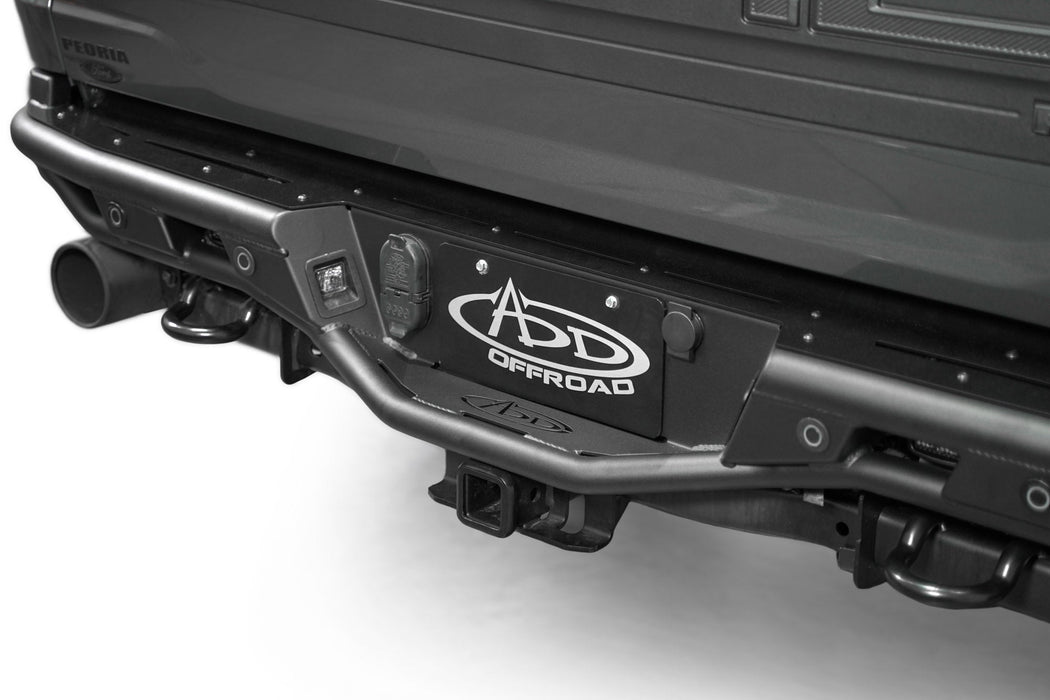 Addictive Desert Designs 2021-2026 Ford F-150 Raptor Race Series Rear Bumper – installed on vehicle, image 10 of 10