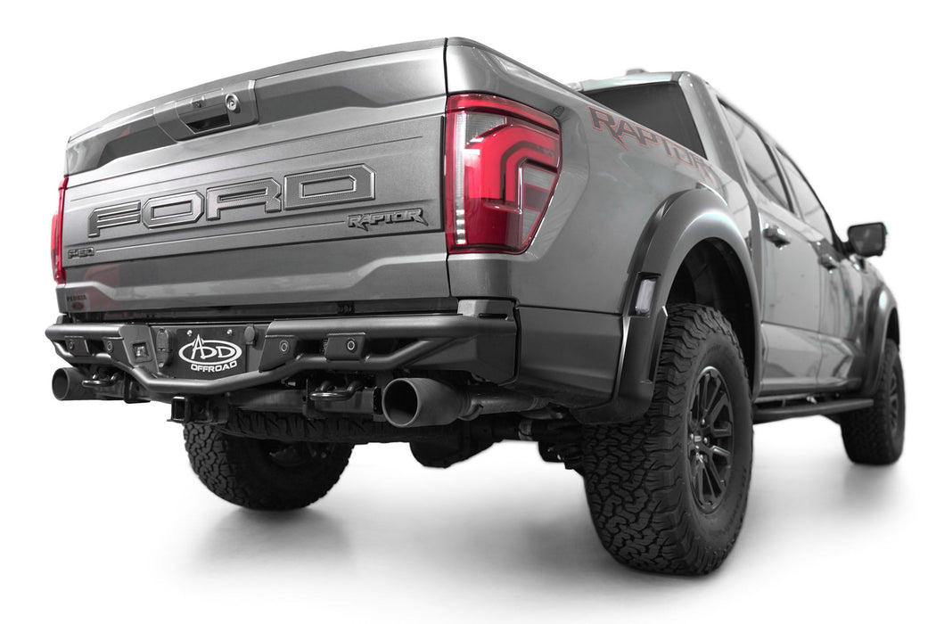 Addictive Desert Designs 2021-2026 Ford F-150 Raptor Race Series Rear Bumper – installed on vehicle, image 4 of 10
