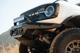 DV8 Offroad 2021-2026 Ford Bronco MTO V2 Front Bumper – installed on vehicle, image 10 of 19