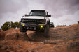 DV8 Offroad Bull Bar with LED Light Bar Mount For MTO & Spec Series Front Bumpers – on the trail, image 6 of 17