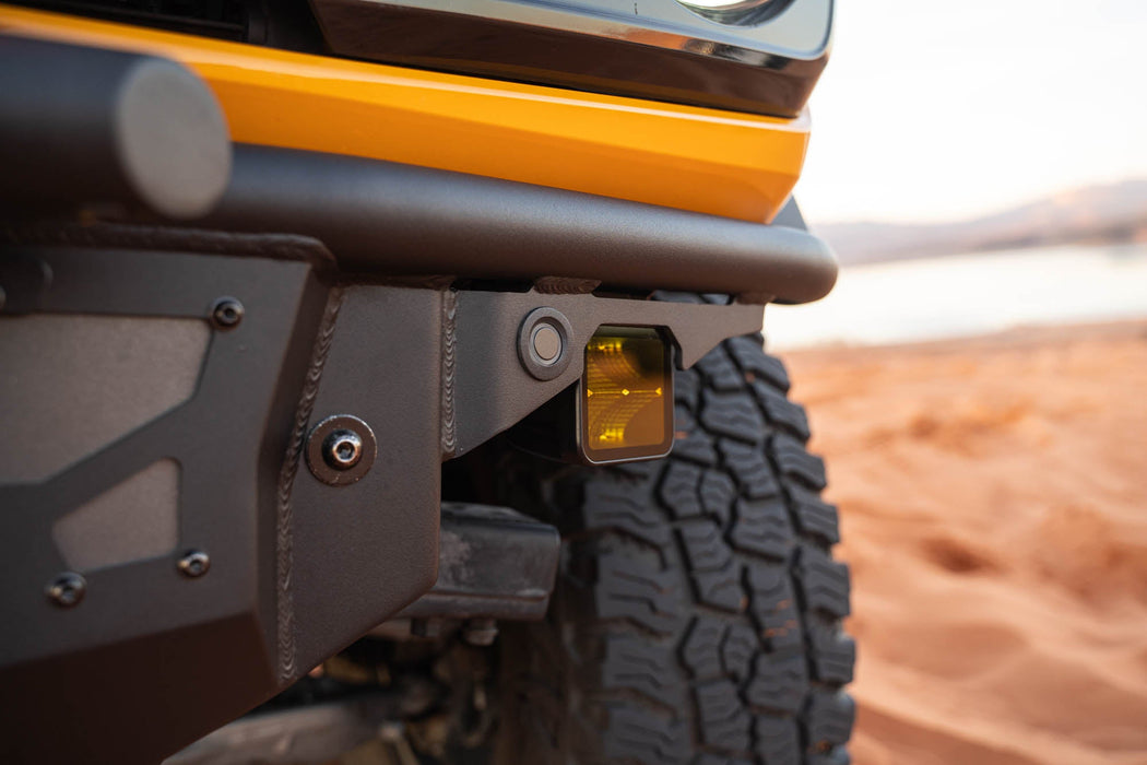 DV8 Offroad 2021-2026 Ford Bronco Tube Series Front Bumper – installed on vehicle, image 17 of 20