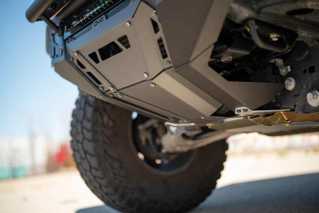 DV8 Offroad 2021-2026 Ford Bronco Tube Series Front Bumper – installed on vehicle, image 15 of 20