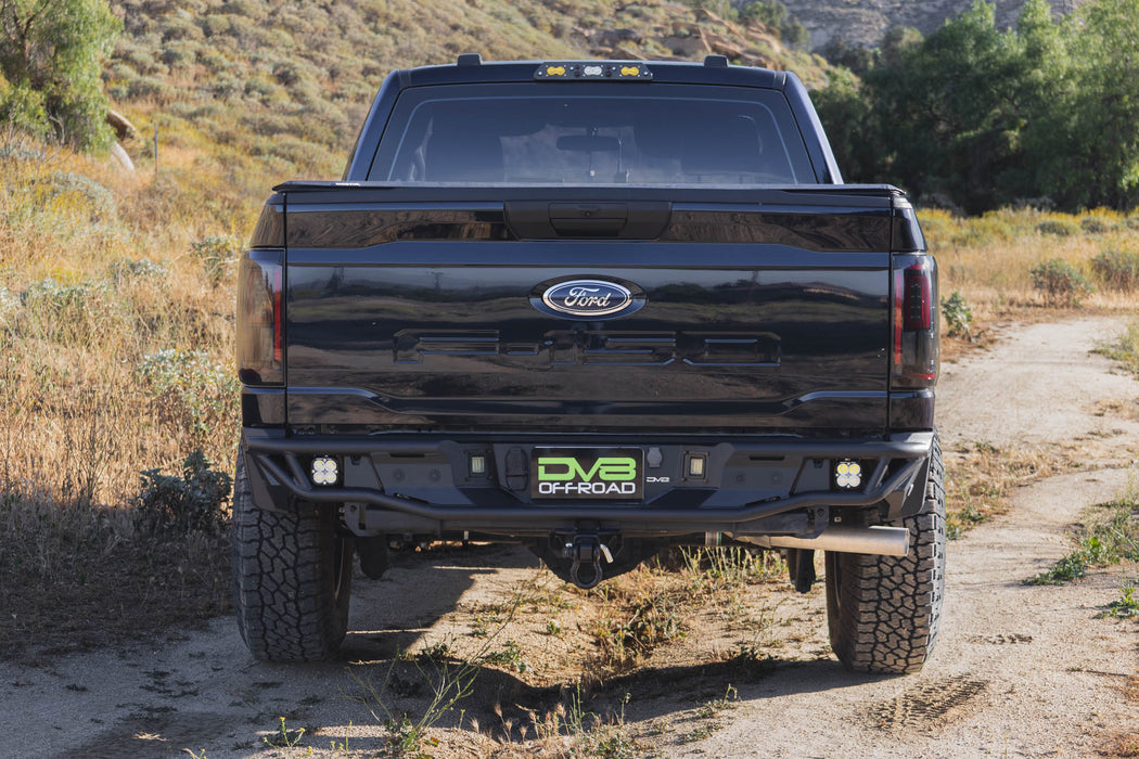 DV8 Offroad 2021-2026 Ford F-150 Tube Rear Bumper – on the trail, image 3 of 12