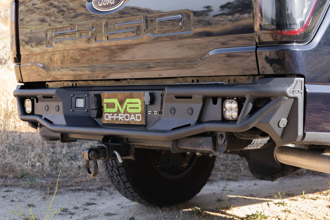 DV8 Offroad 2021-2026 Ford F-150 Tube Rear Bumper – on the trail, image 7 of 12