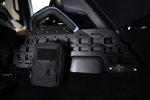 ADD 2021-2026 Ford Bronco & Bronco Raptor Center Console Molle Panels – installed on vehicle, image 2 of 10