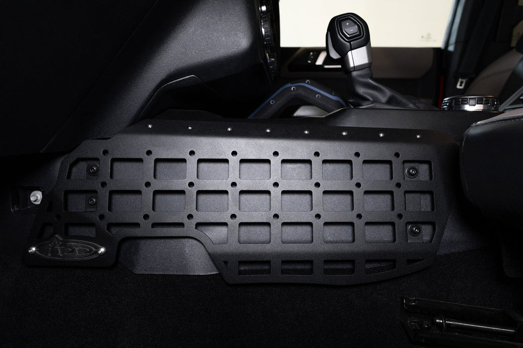 ADD 2021-2026 Ford Bronco & Bronco Raptor Center Console Molle Panels – installed on vehicle, image 6 of 10