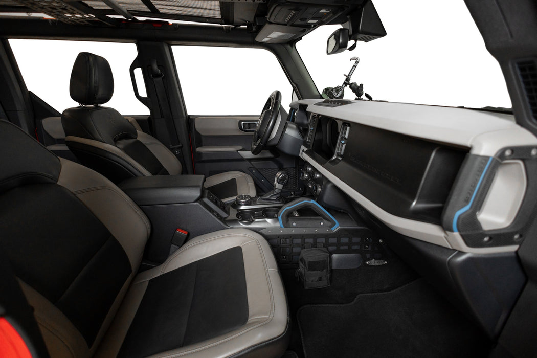 ADD 2021-2026 Ford Bronco & Bronco Raptor Center Console Molle Panels – installed on vehicle, image 5 of 10