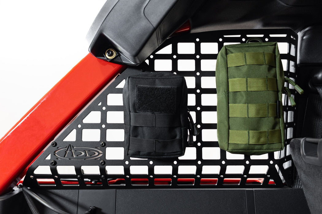 ADD 2021-2026 Ford Bronco & Bronco Raptor Rear Window Molle Storage Panels – installed on vehicle, image 7 of 13