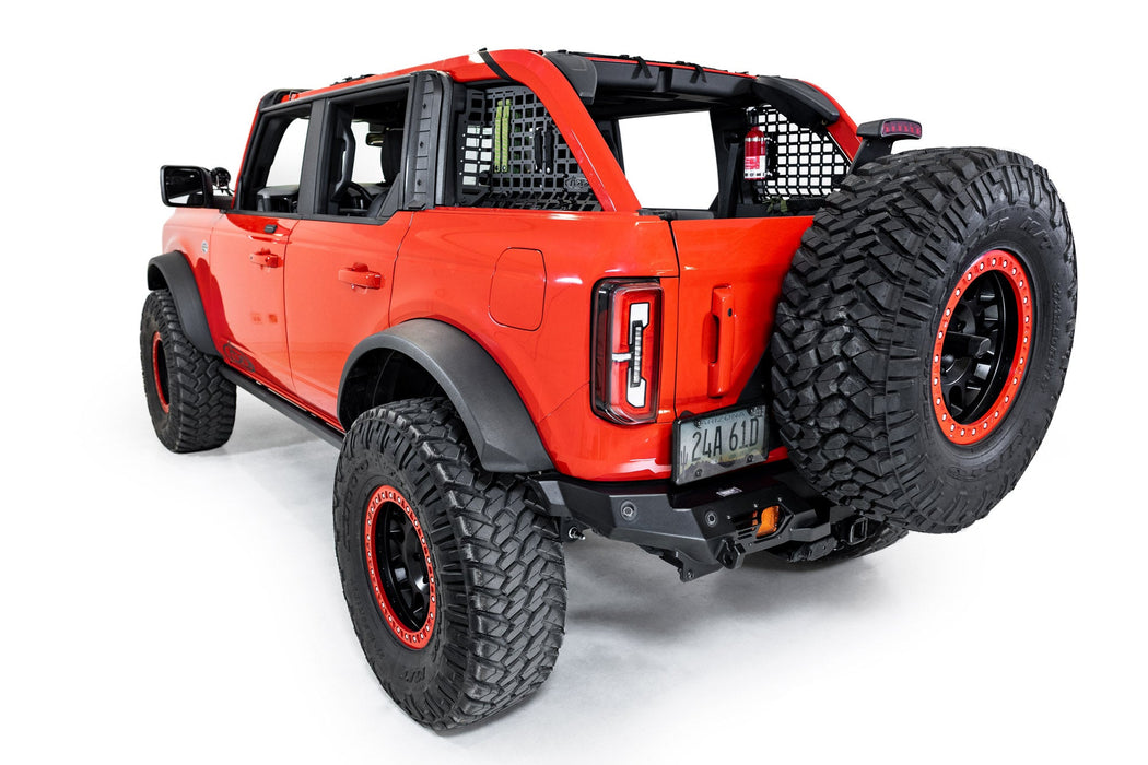 ADD 2021-2026 Ford Bronco & Bronco Raptor Rear Window Molle Storage Panels – installed on vehicle, image 9 of 13