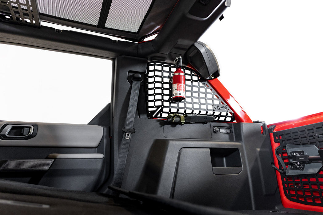ADD 2021-2026 Ford Bronco & Bronco Raptor Rear Window Molle Storage Panels – installed on vehicle, image 11 of 13