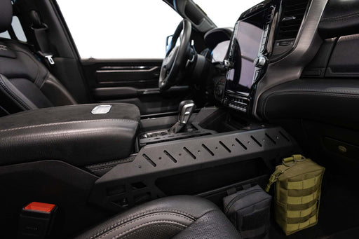 ADD 2021-2025 RAM TRX & RHO Center Console Molle Panels & Digital Device Bridge – installed on vehicle, image 2 of 15