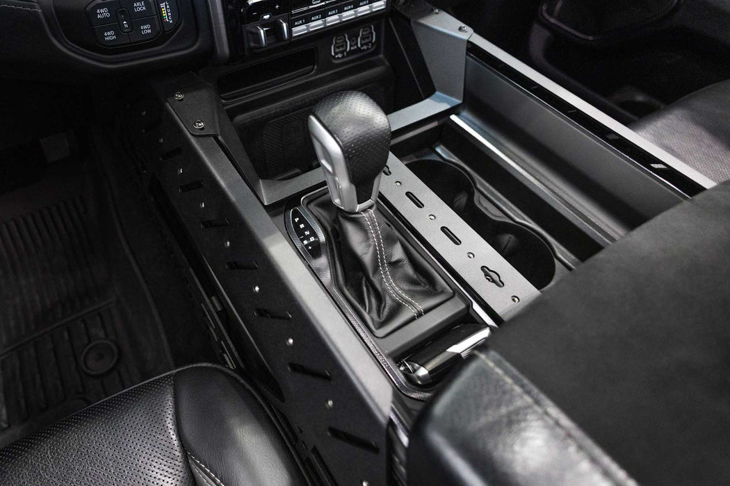 ADD 2021-2025 RAM TRX & RHO Center Console Molle Panels & Digital Device Bridge – installed on vehicle, image 6 of 15