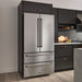 Thor Kitchen 36-Inch 22.5 cu. ft Freestanding French Door Refrigerator with Ice Maker in Stainless Steel (TRF3602) Thor Kitchen