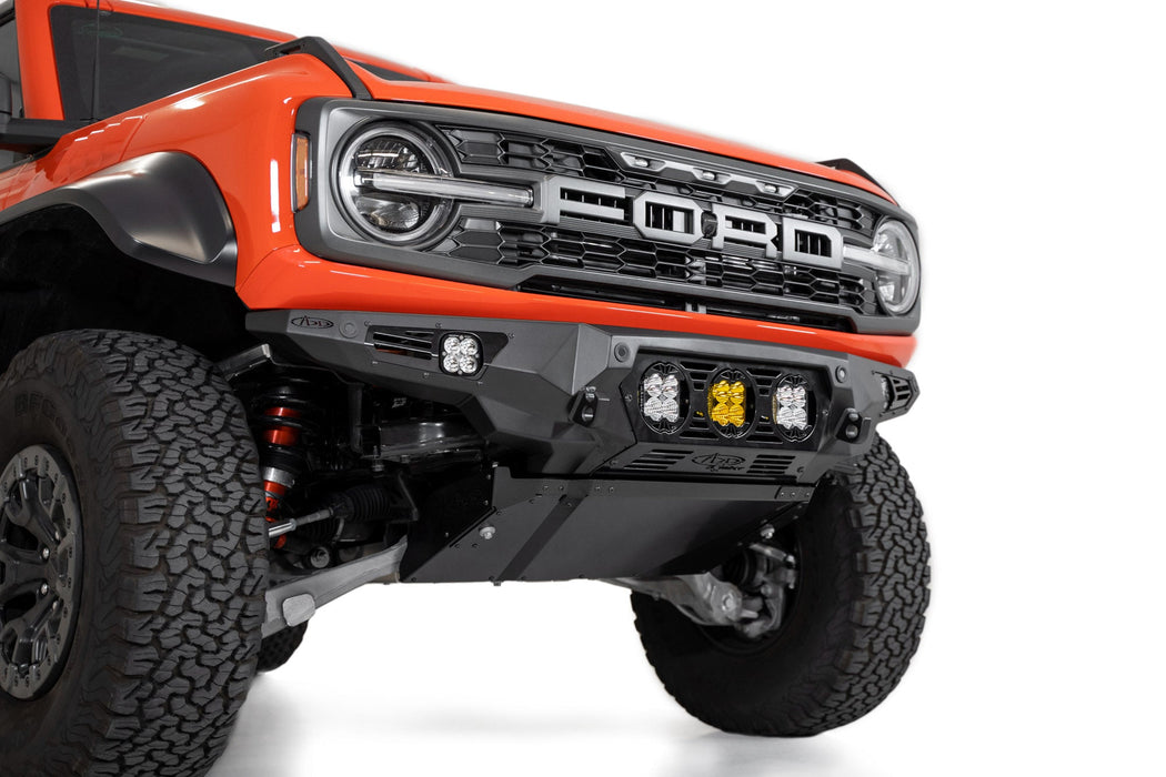 Addictive Desert Designs 2022-2026 Ford Bronco Raptor Bomber Front Bumper (Baja) – image 1 of 17