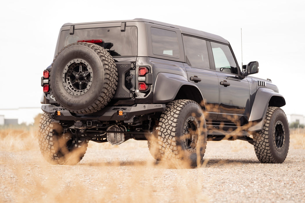 Addictive Desert Designs 2022-2026 Ford Bronco Raptor Phantom Rear Bumper – on the trail, image 10 of 14
