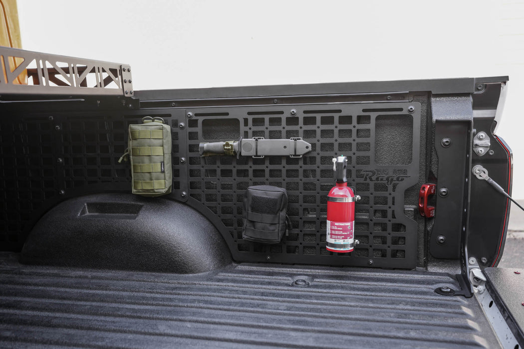 Rago Fabrication 2022-2026 Toyota Tundra Bed Side Molle Panels Passenger Side 5.5ft Bed – installed on vehicle, image 7 of 13