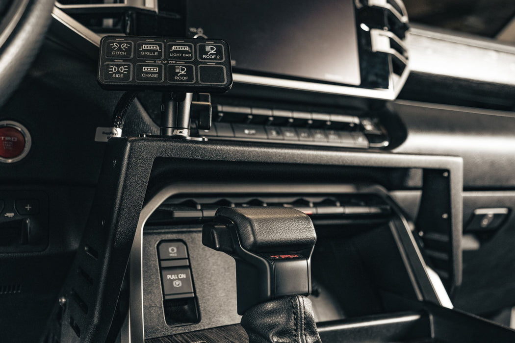 Rago 2022-2026 Toyota Tundra & Sequoia Center Console Molle Panels & Device Bridge – installed on vehicle, image 8 of 15