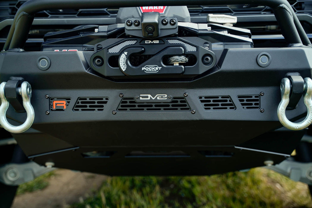 DV8 Offroad 2022-2026 Ford Bronco Raptor Spec Series Winch Front Bumper – installed on vehicle, image 4 of 17