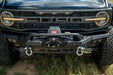 DV8 Offroad 2022-2026 Ford Bronco Raptor Spec Series Winch Front Bumper – installed on vehicle, image 6 of 17