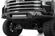 Addictive Desert Designs 2022-2026 Chevy Silverado 1500 Black Label Front Bumper – installed on vehicle, image 4 of 12