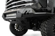 Addictive Desert Designs 2022-2026 Chevy Silverado 1500 Black Label Front Bumper – installed on vehicle, image 9 of 12